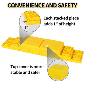 OULEME block held in hand to show scale and lightweight portability benefit
