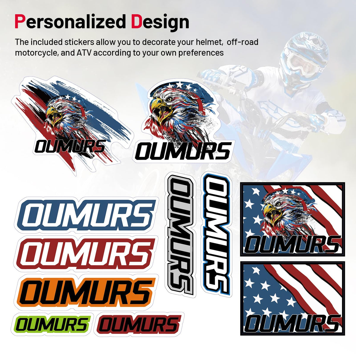 Oumurs back graphics detail showcasing durable sublimation print