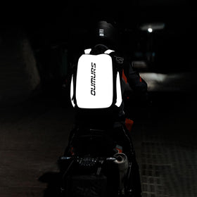 Oumurs ventilated back panel and padded straps offering breathable comfort and support