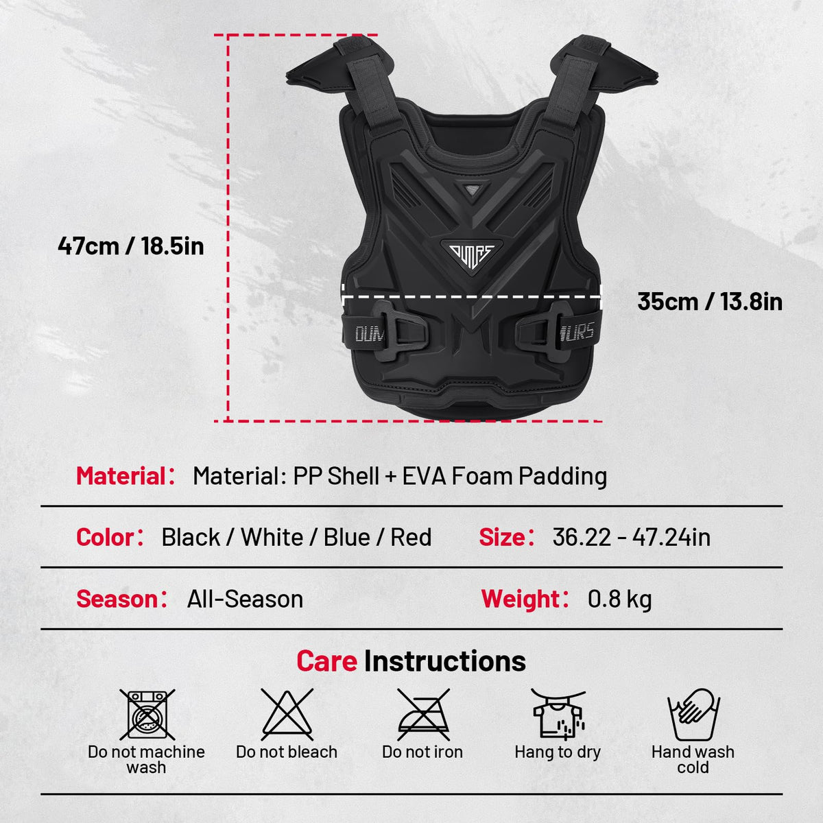 Oumurs one-piece EVA lining detail offering smooth comfort and reduced chafing