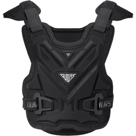 Oumurs front view chest protector showing full coverage and sleek fit