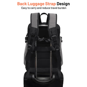 Oumurs backpack mounted on a motorcycle showcasing secure fit for riders