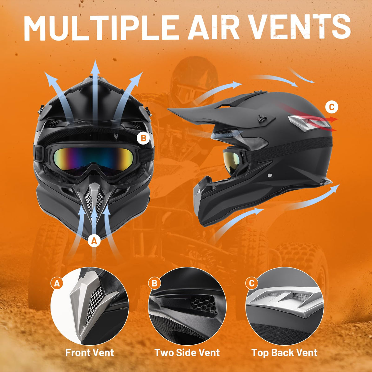 Oumurs gloves and mask set laid out showing grip and dust protection benefit