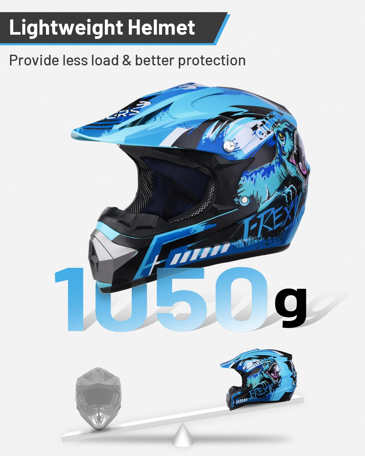 Oumurs goggles and gloves laid out showing eye protection and grip benefit