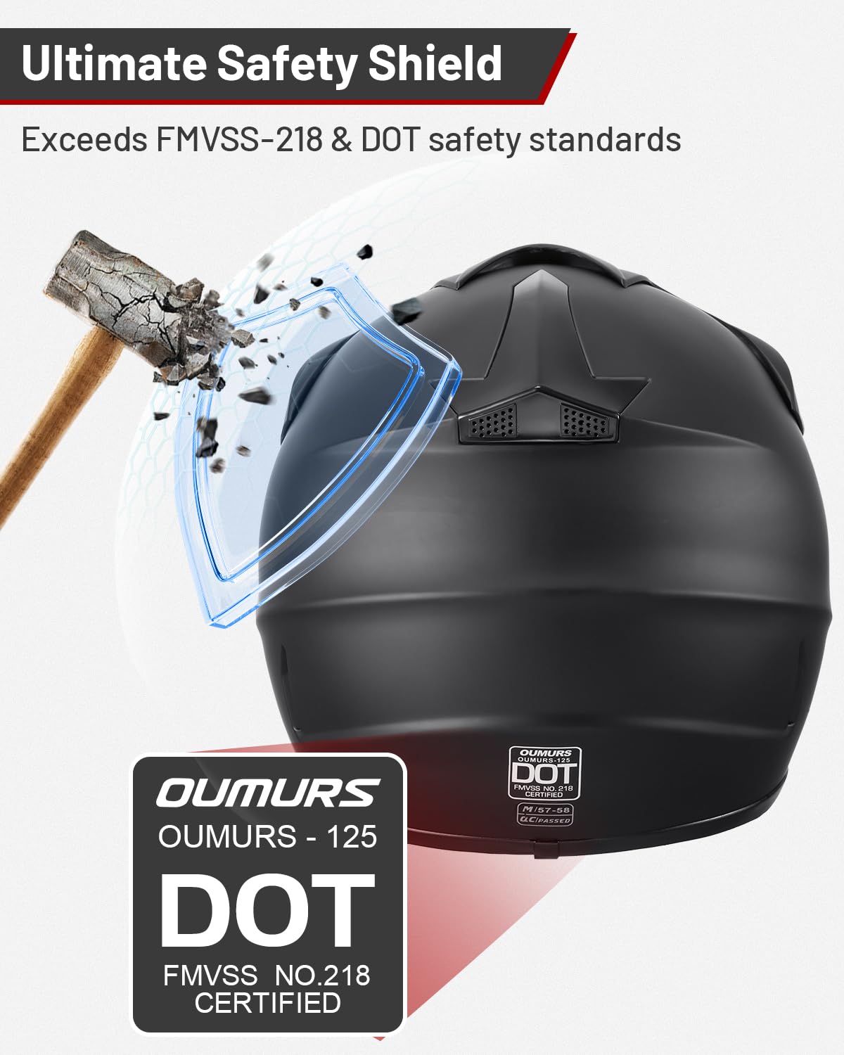 Oumurs goggles and gloves set displayed for complete eye and hand protection
