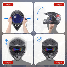 Oumurs goggles close-up delivering windproof clear vision