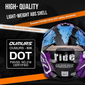 Oumurs goggles front view providing UV protection and wider vision