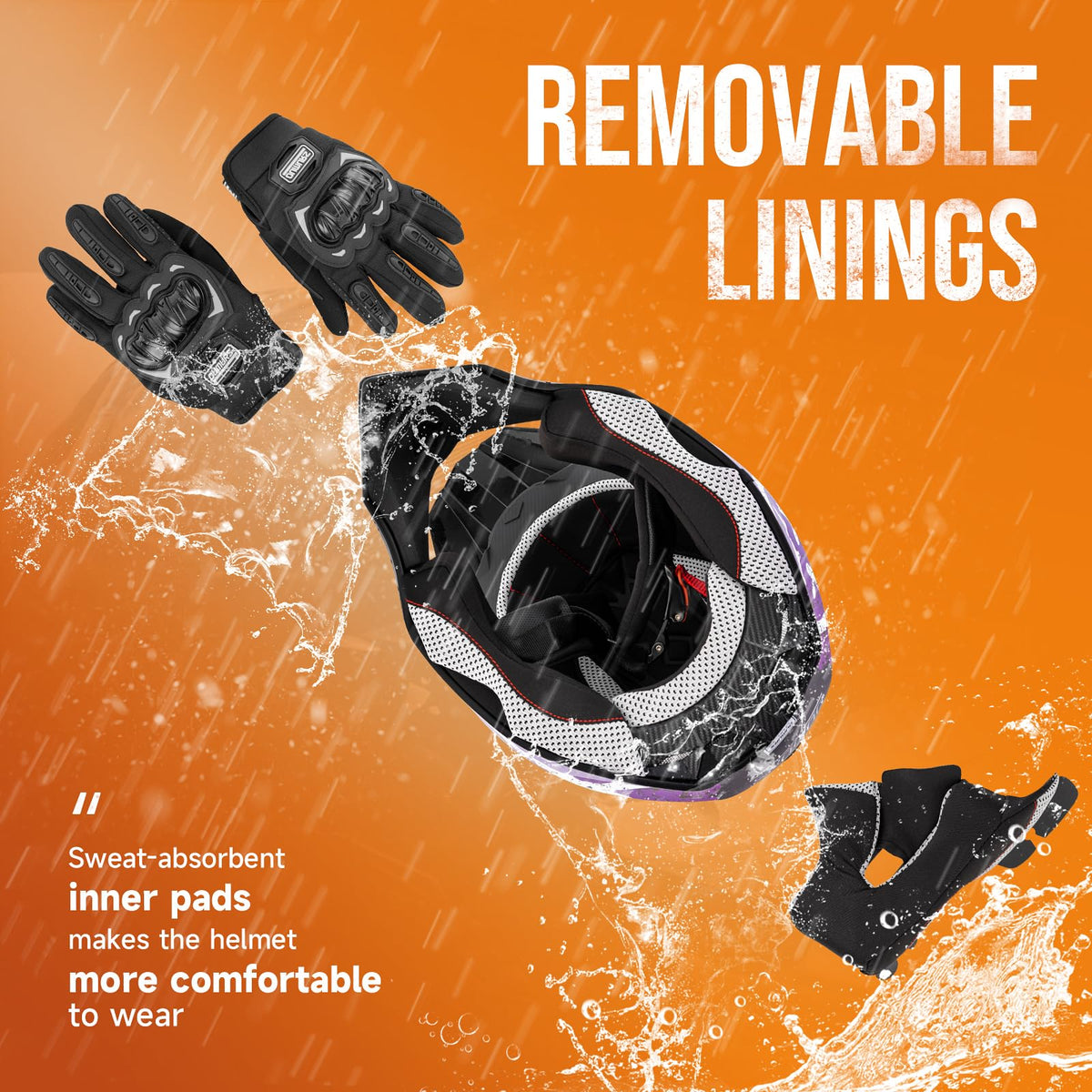 Oumurs helmet top vents detail promoting airflow and cooler comfort