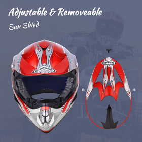 Oumurs helmet worn by rider on trail showing full kit use and on-bike confidence