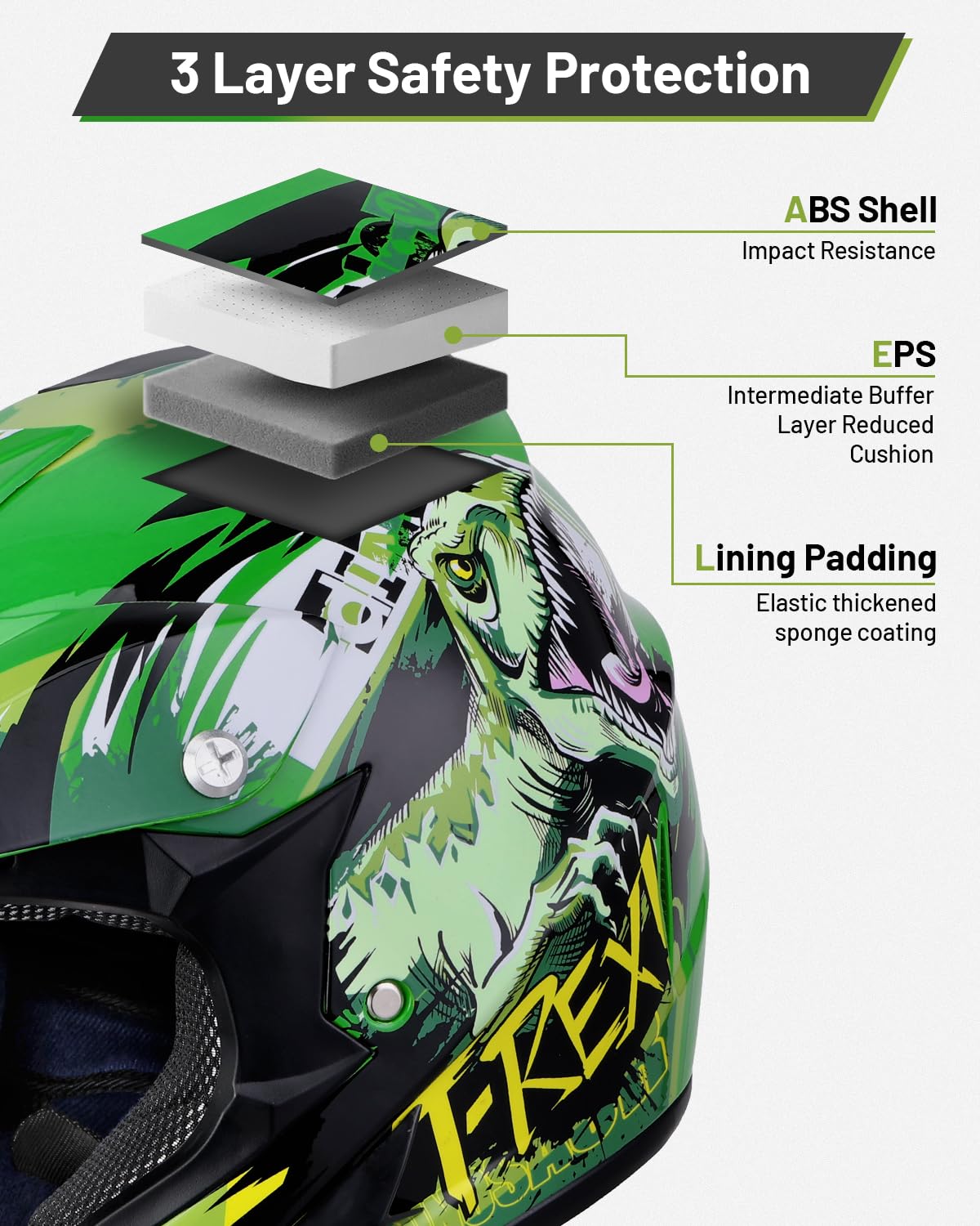 Oumurs child wearing helmet on ATV showing real‑world use