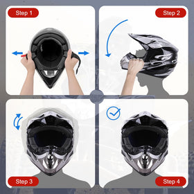 Oumurs mask and accessories laid out showing complete kit for dust protection