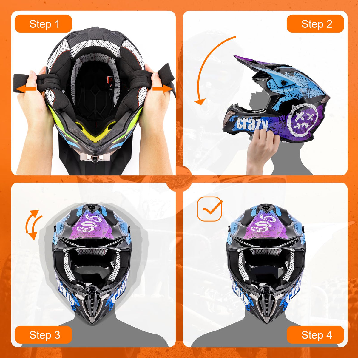 Oumurs face mask breathable fabric close-up for dust and wind comfort