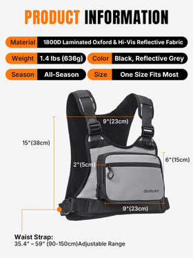 Oumurs 1800D material texture emphasizing abrasion and splash resistance