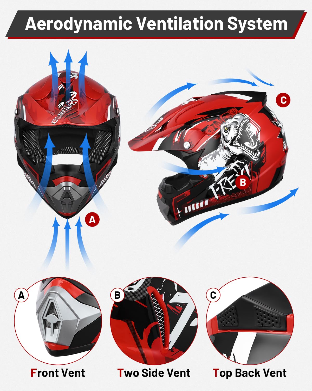 Oumurs packaging with helmet goggles gloves showing ready-to-gift set