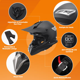 Oumurs visor and vents close-up showing adjustable sun shade and airflow benefit