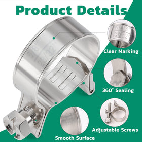 OURU clamps installed on a fuel line demonstrating secure leak-resistant seal