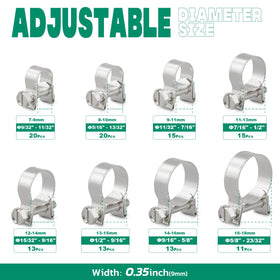 OURU clamp close-up of screw thread and head for precise tightening benefit