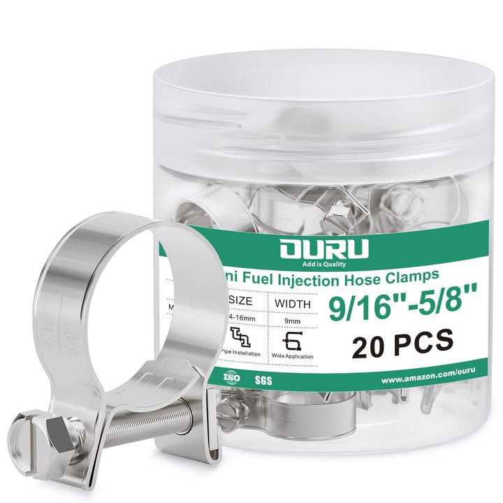 OURU front packaging showing 20pcs clamps and clear quantity benefit