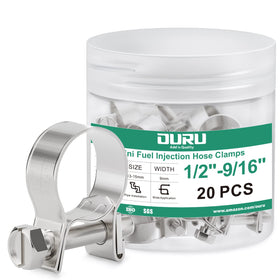 OURU front pack of 20 clamps showing quantity and compact size, reliable supply