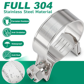 OURU clamps with stamped size markings for fast correct selection