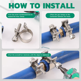 OURU smooth-edge close-up reducing hose cutting risk for safe use