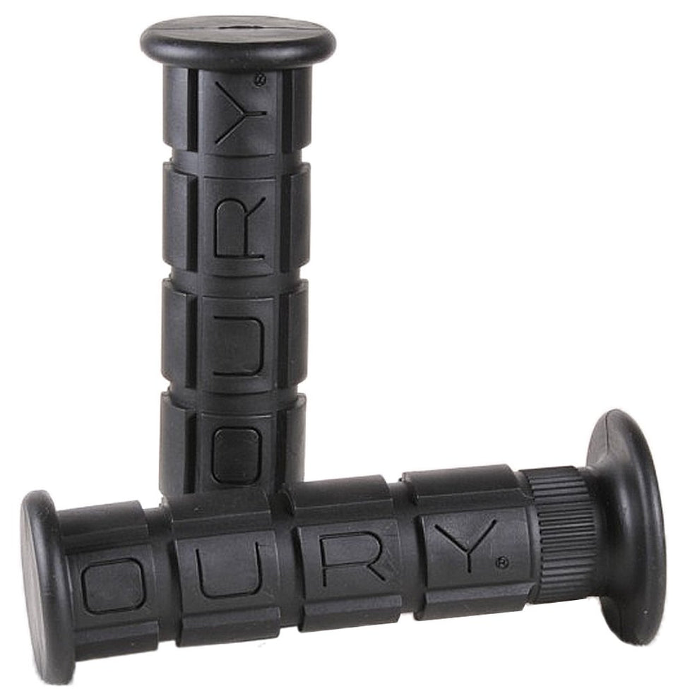 Oury grip OSCROG10 front view showing black finish and clean profile for improved comfort