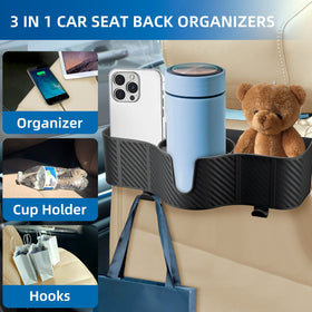 OUSHASAA close-up of 3.7 inch cup holder with rubber coaster, secures drinks