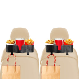 OUSHASAA front view showing organizer and compartment, improves backseat storage