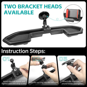 OUSUWO clip bracket and metal rings included for non-MagSafe phones