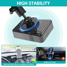 OUSUWO phone mounted for navigation showing improved visibility and hands-free use