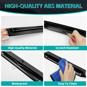 OUSUWO label and edge detail demonstrating precise custom fitment