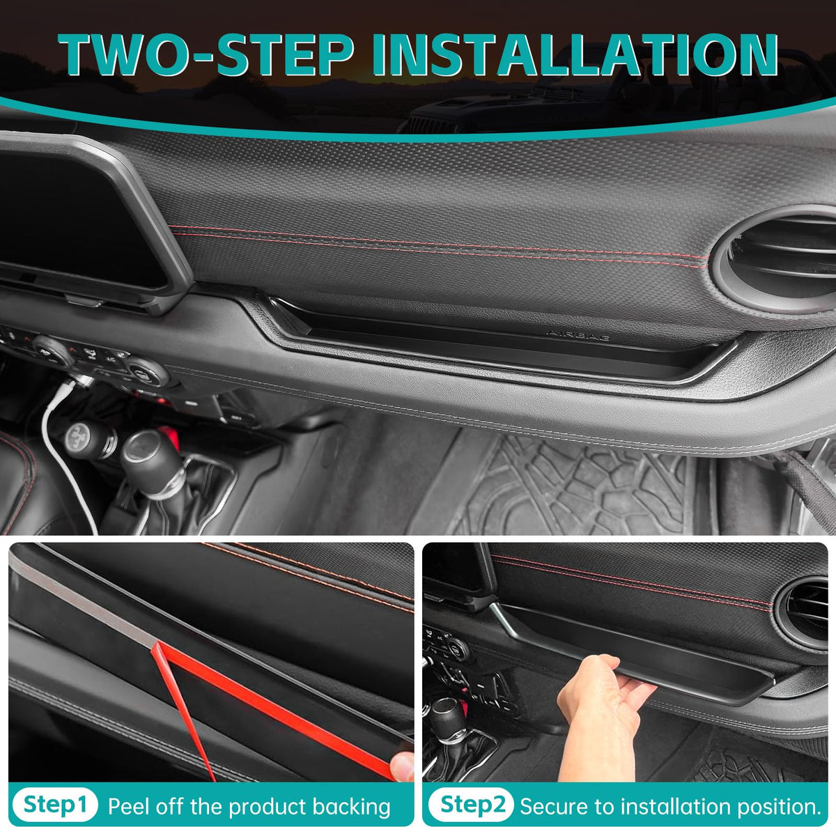 OUSUWO top-down compartments showing separate spaces for phone and keys