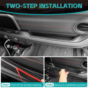 OUSUWO top-down compartments showing separate spaces for phone and keys