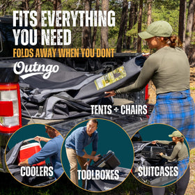 Outngo dual openings demonstrated for quick front and rear access
