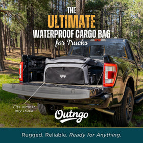 Outngo side handles being used to lift bag for easy solo loading