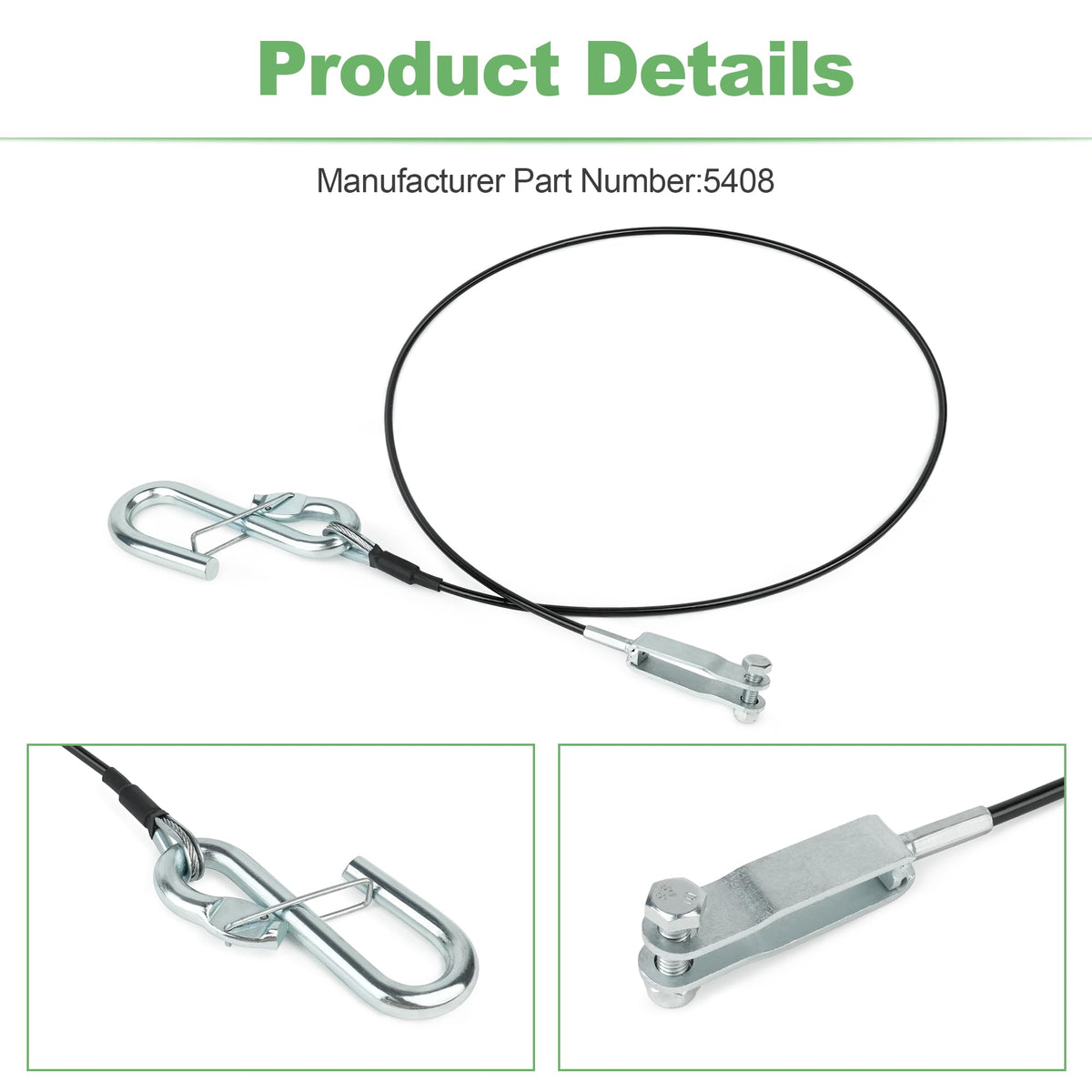 Outopakkle S-hook connection detail highlighting secure attachment benefit