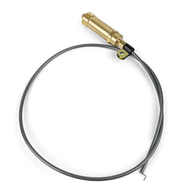 Outopakkle close-up of cable and 1.00 inch stroke showing precise movement