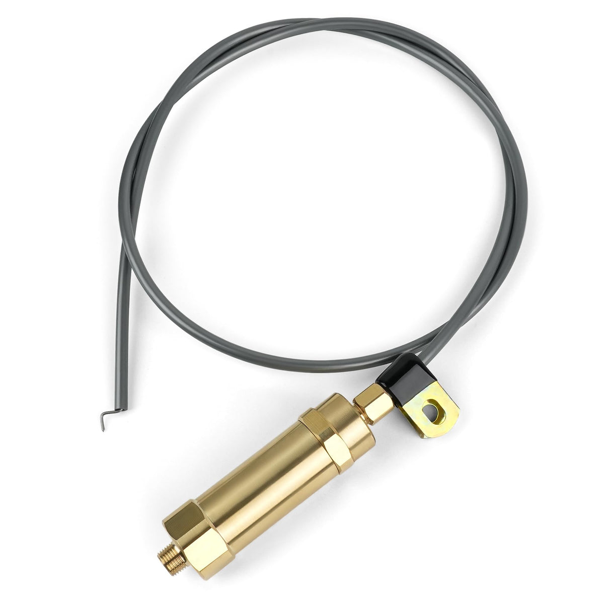 Outopakkle front view of throttle control showing overall shape and fit