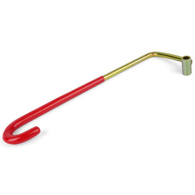 Outopakkle front view of torsion bar tool showing compact safety design