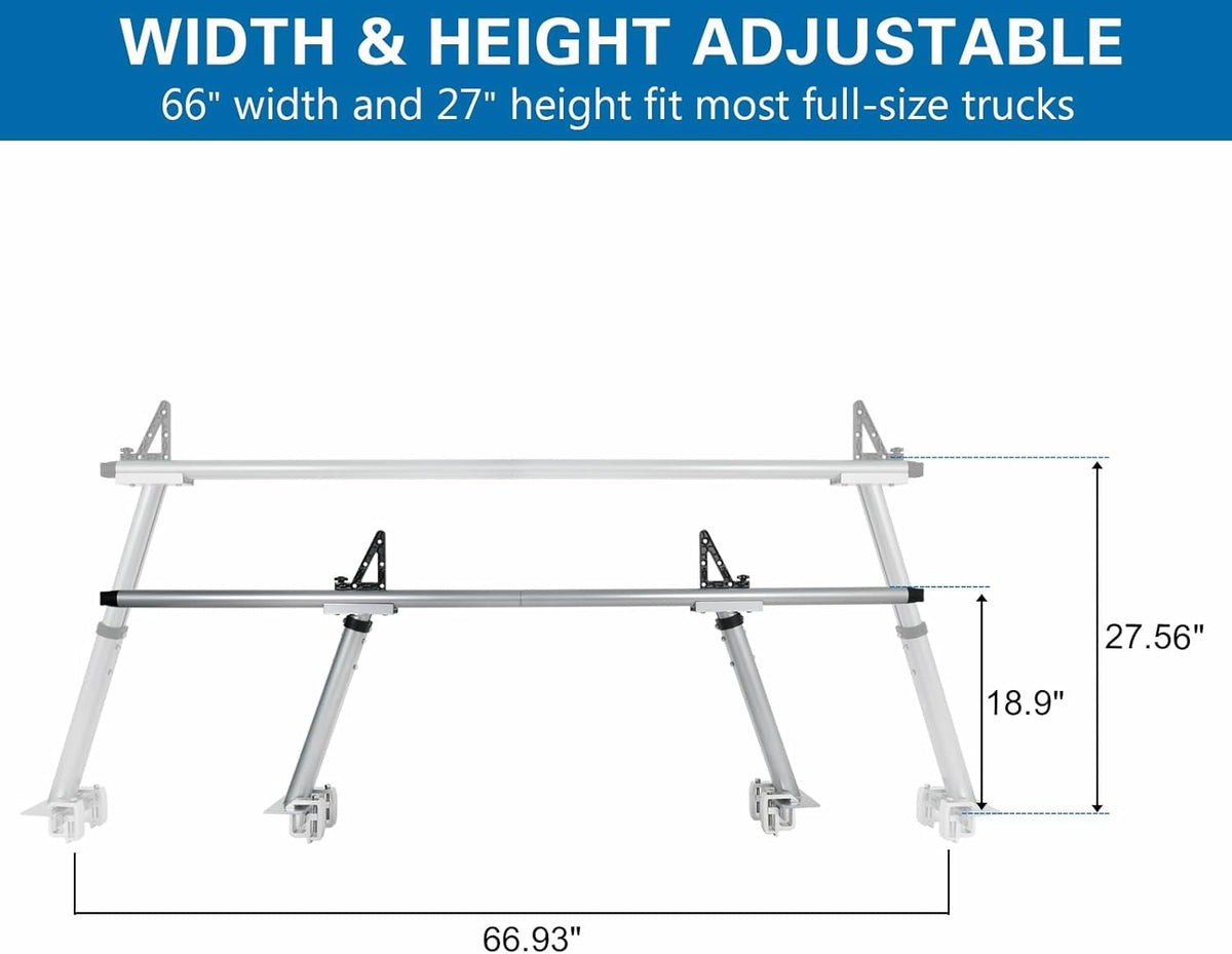 OUTPRIZE clamp and rail close-up showing non-drilling grip benefit