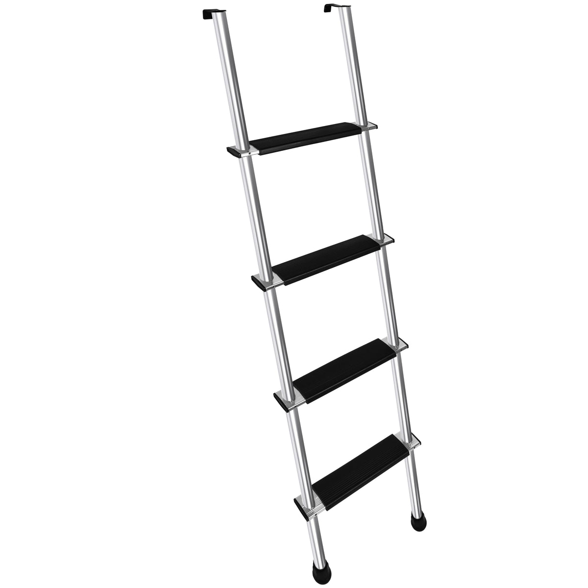 OUTPRIZE front view of ladder showing compact profile and safe access