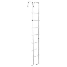 OUTPRIZE front view full ladder showing overall fit and sturdy profile