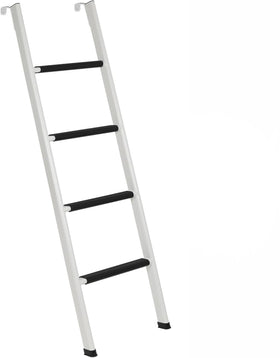 OUTPRIZE front view ladder showing full 57-inch height and stable frame