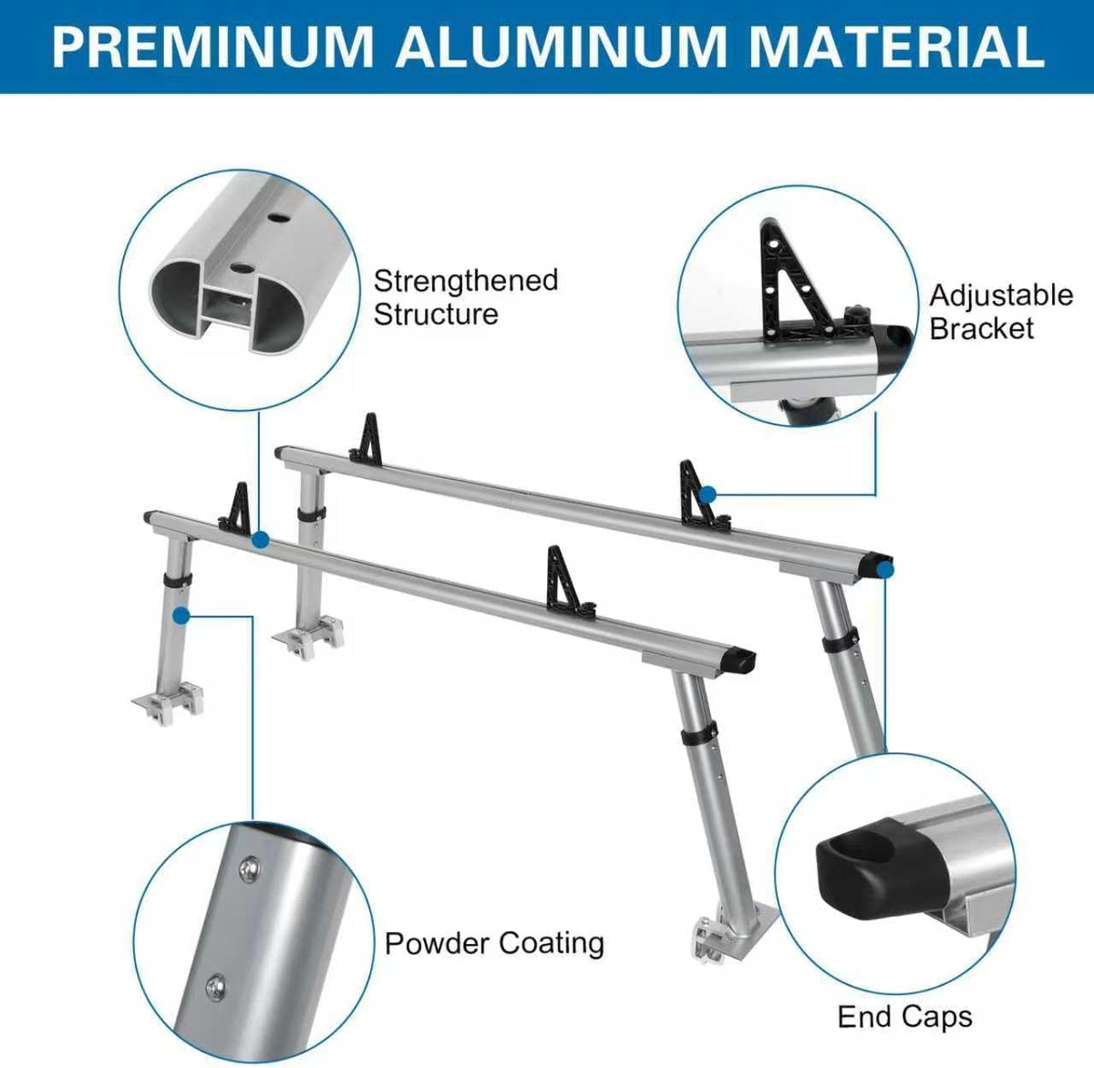 OUTPRIZE height adjustment mechanism detail for versatile cargo