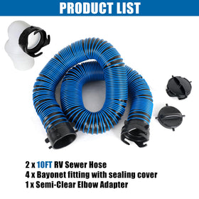 OUTPRIZE hose fully extended to 20ft demonstrating reach and durability