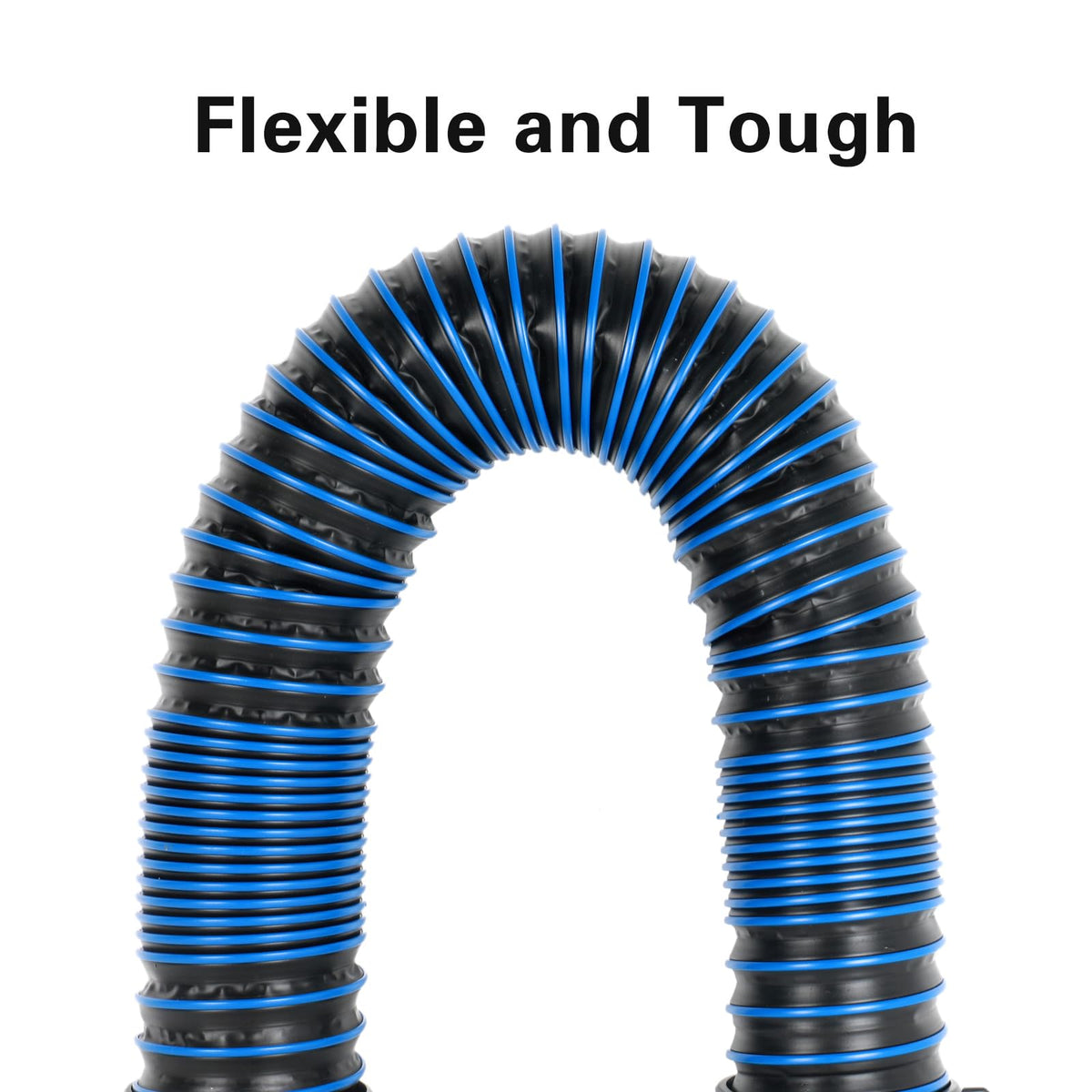 OUTPRIZE hose in use at campground dump station showcasing secure hookup