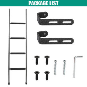 OUTPRIZE mounting hardware and label displayed for easy-installation confidence benefit