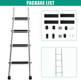 OUTPRIZE mounted ladder in RV bunk for stable camper access