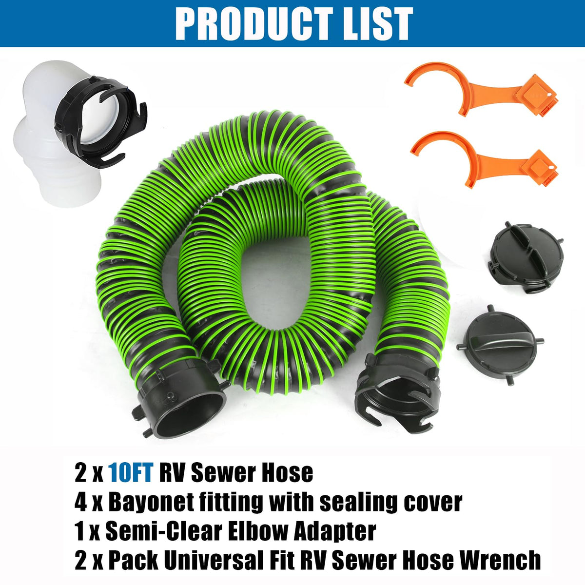 OUTPRIZE semi-transparent 4-in-1 adapter elbow showing visible flow