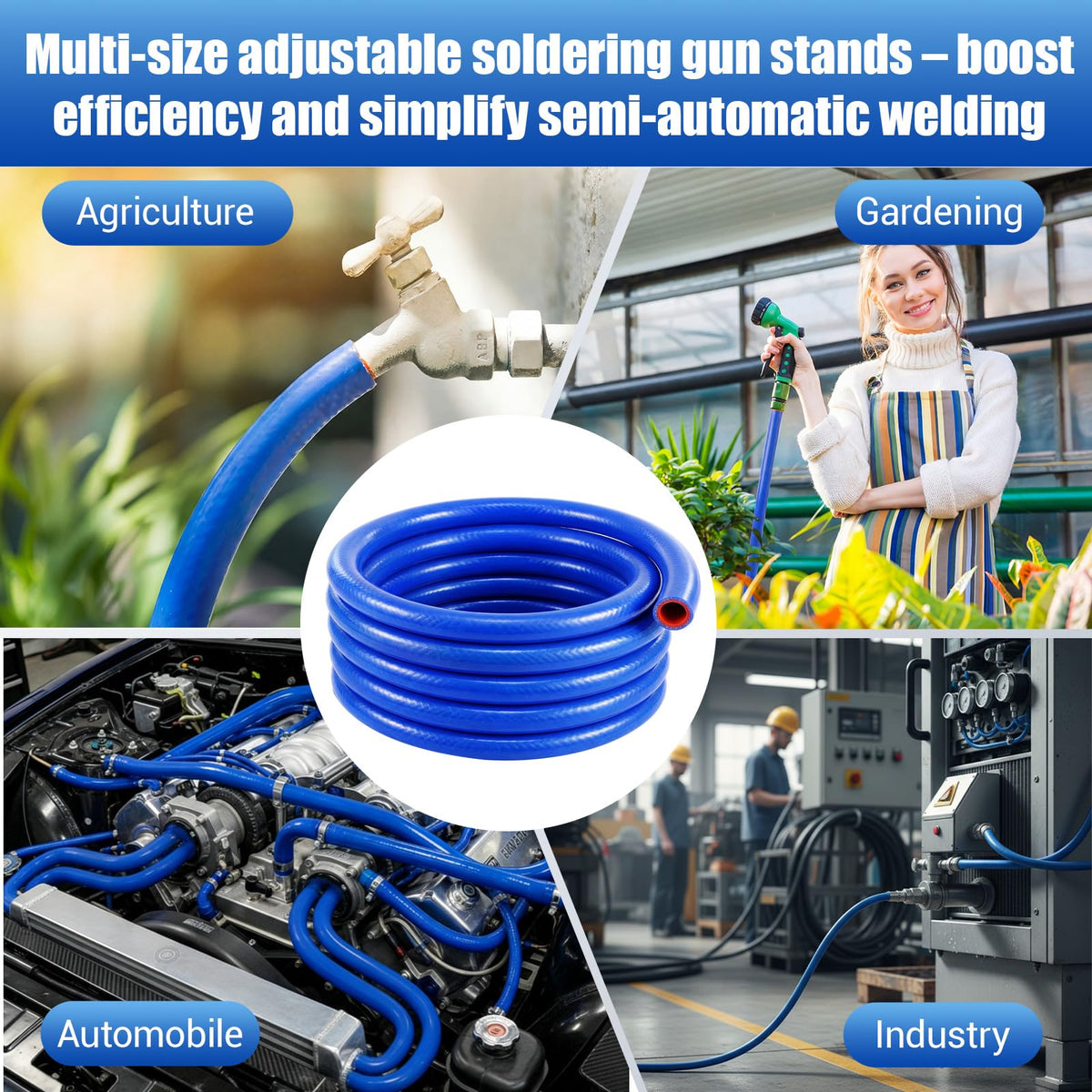 Outus installed in vehicle engine bay, shows flexible routing and professional finish